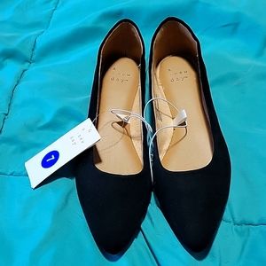 Black flats size 7